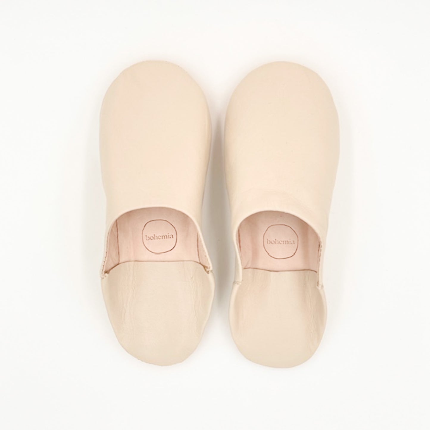 Bohemia Moroccan babouche slippers in ballet pink