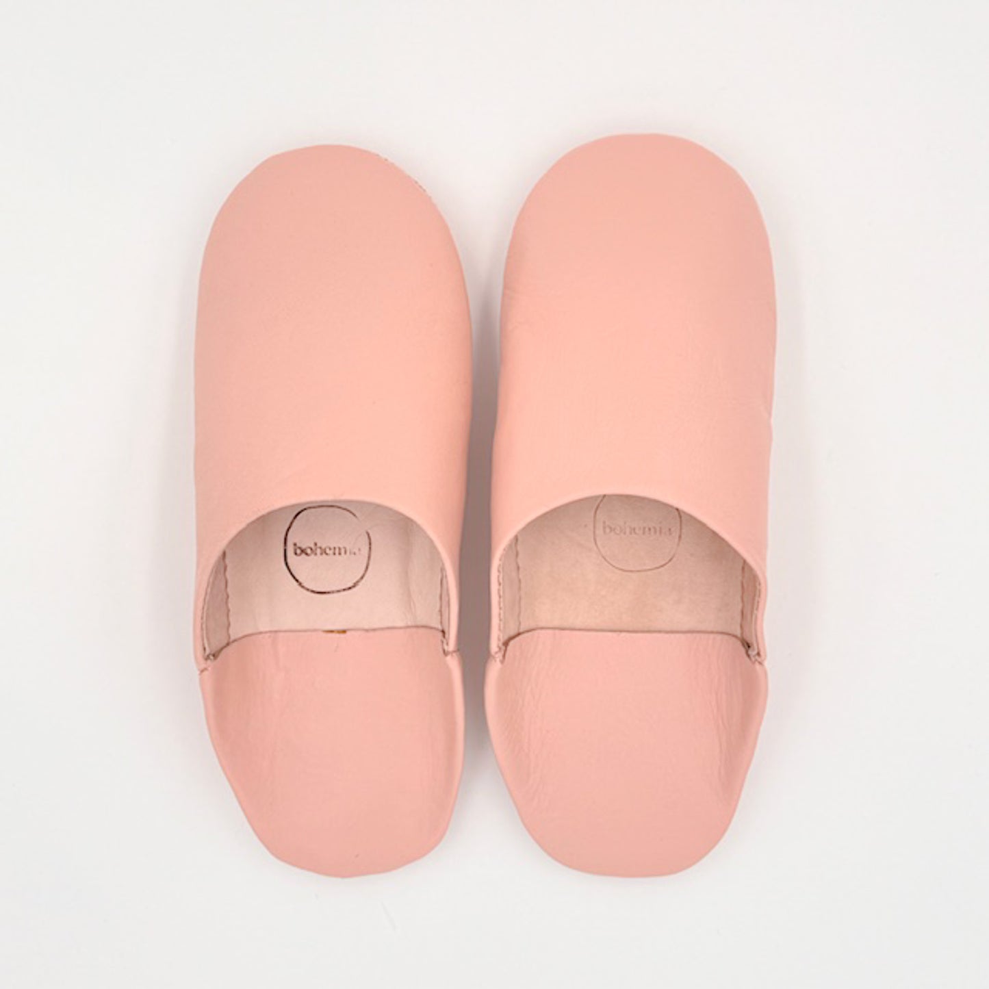 Bohemia Moroccan babouche slippers in ballet pink