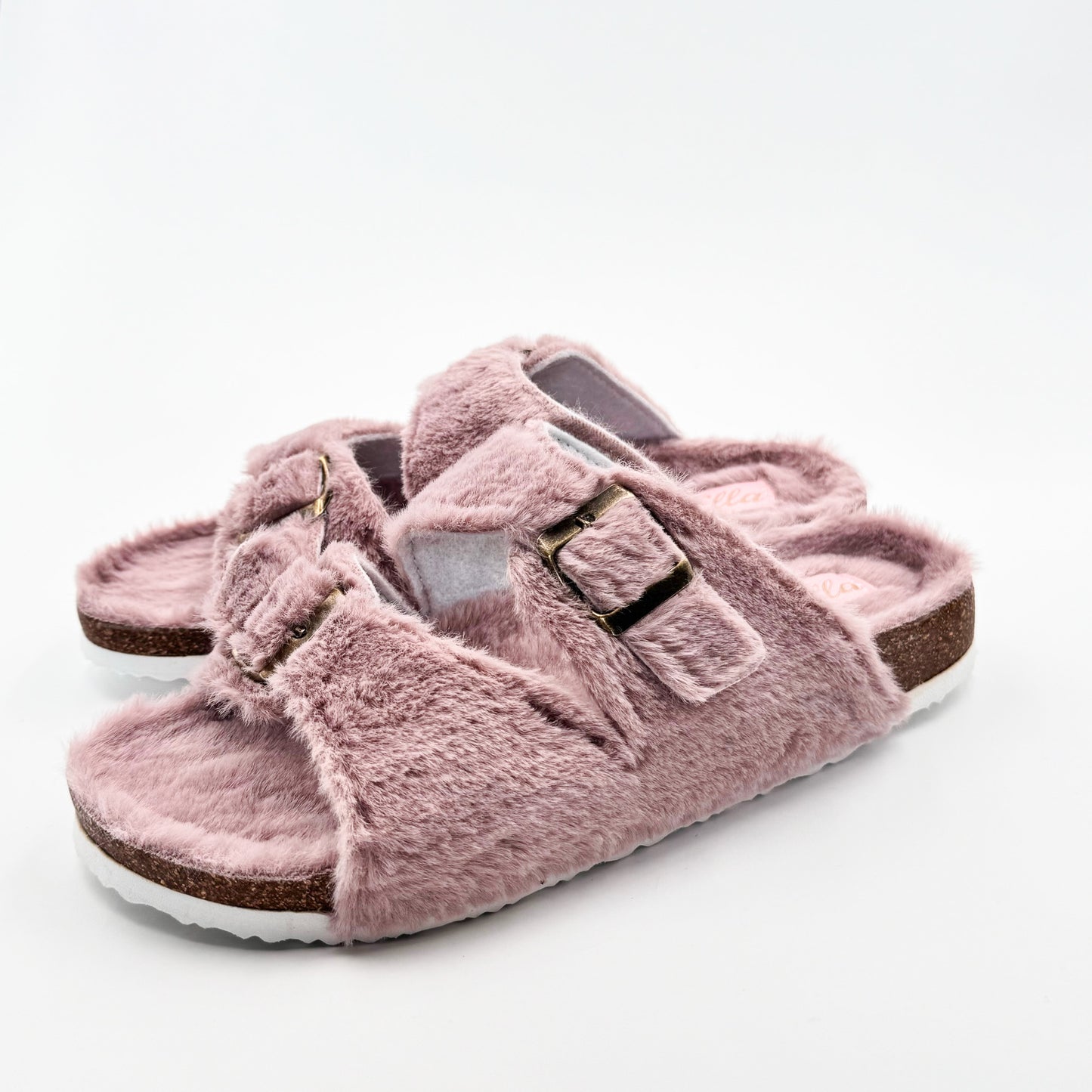 Ella pink slippers