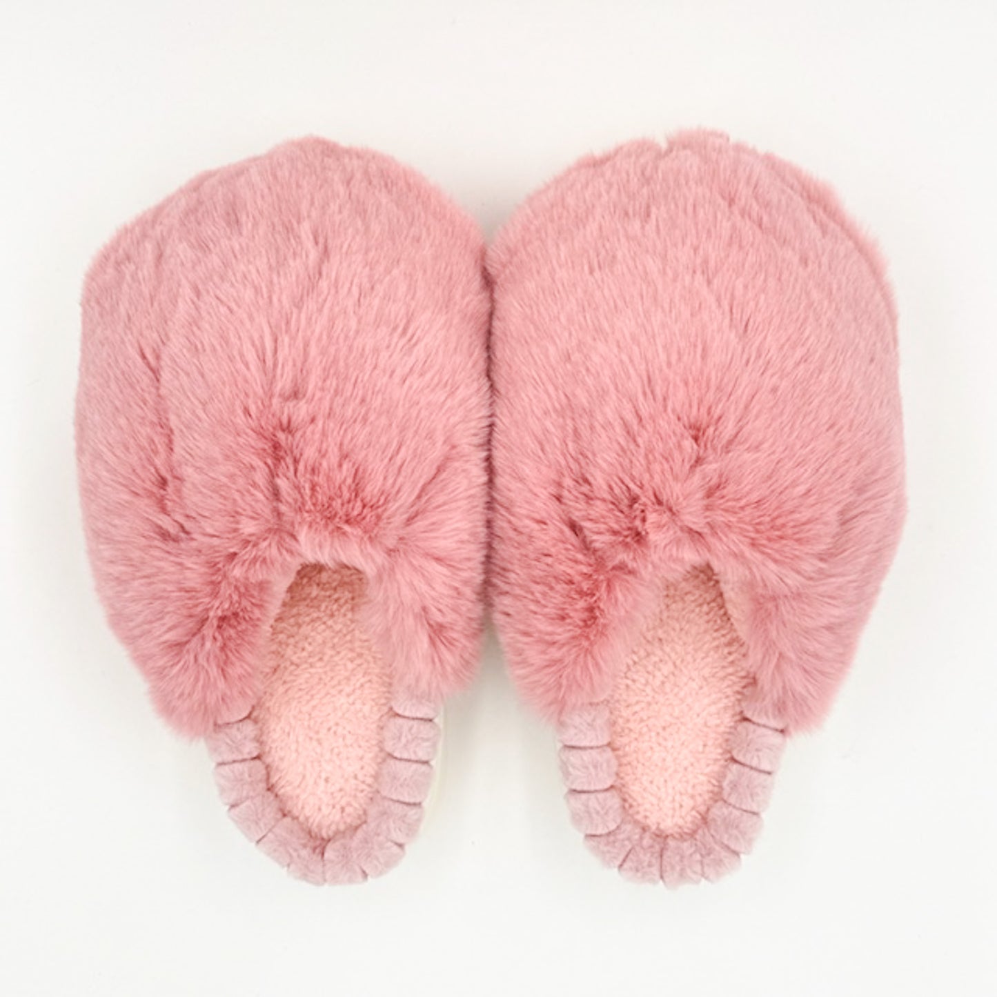 Funkyrel fluffy pink slippers