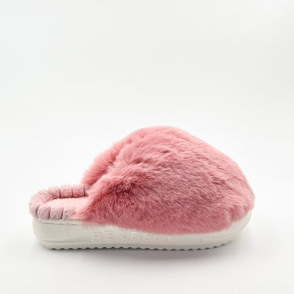 Funkyrel fluffy pink slippers