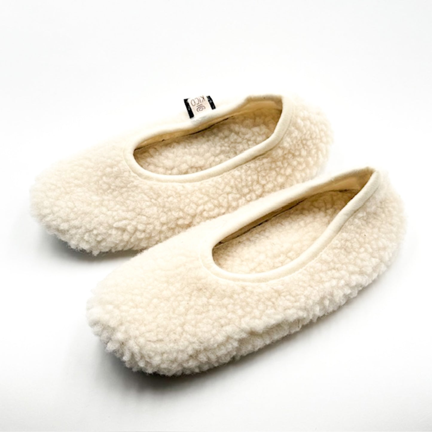 Kico Label ballerina wool slippers