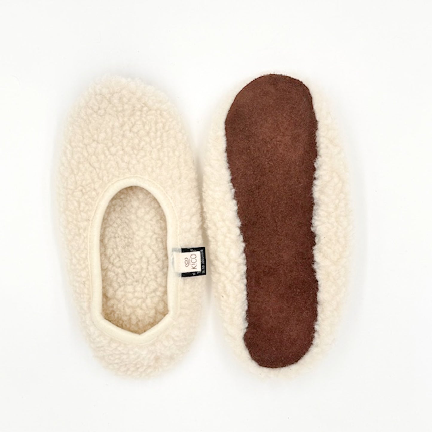 Kico Label ballerina wool slippers