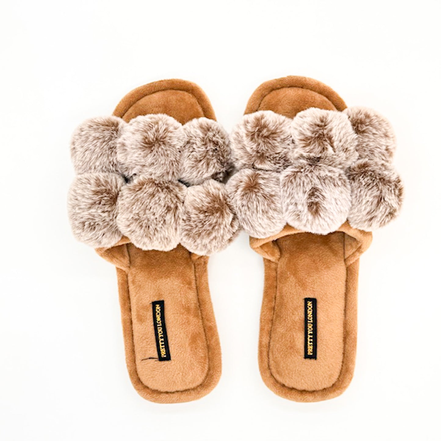 Pretty You Dolly caramel slippers