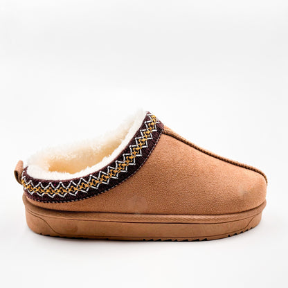 Femme Luxe camel slipper