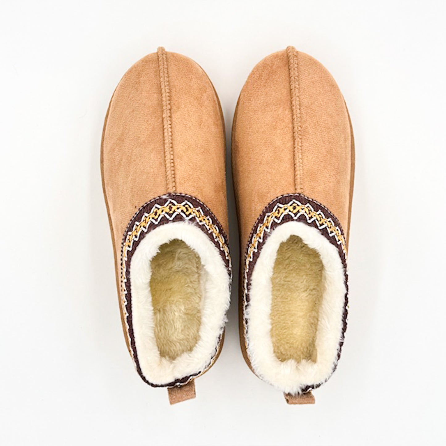 Femme Luxe camel slipper